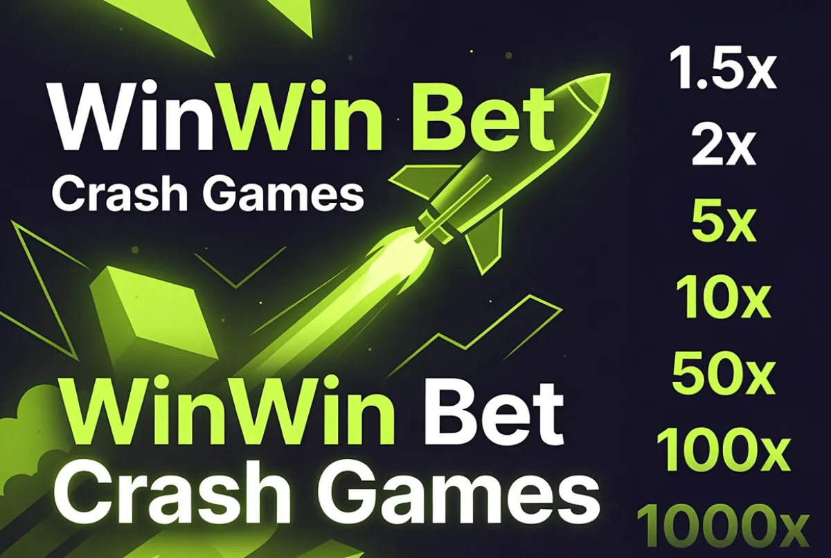 WinWin Bet crash games with multipliers